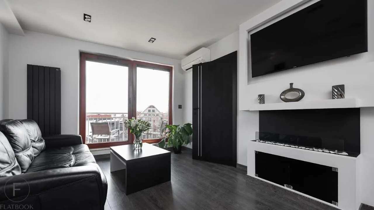 Flatbook Apartments Waterlane Island Spa With Riverview Gdansk