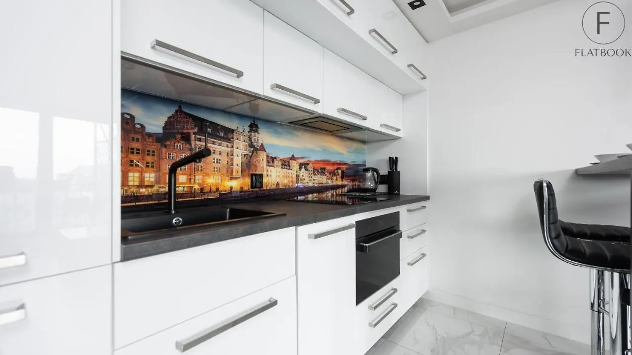 Flatbook Apartments Waterlane Island Spa With Riverview Gdansk