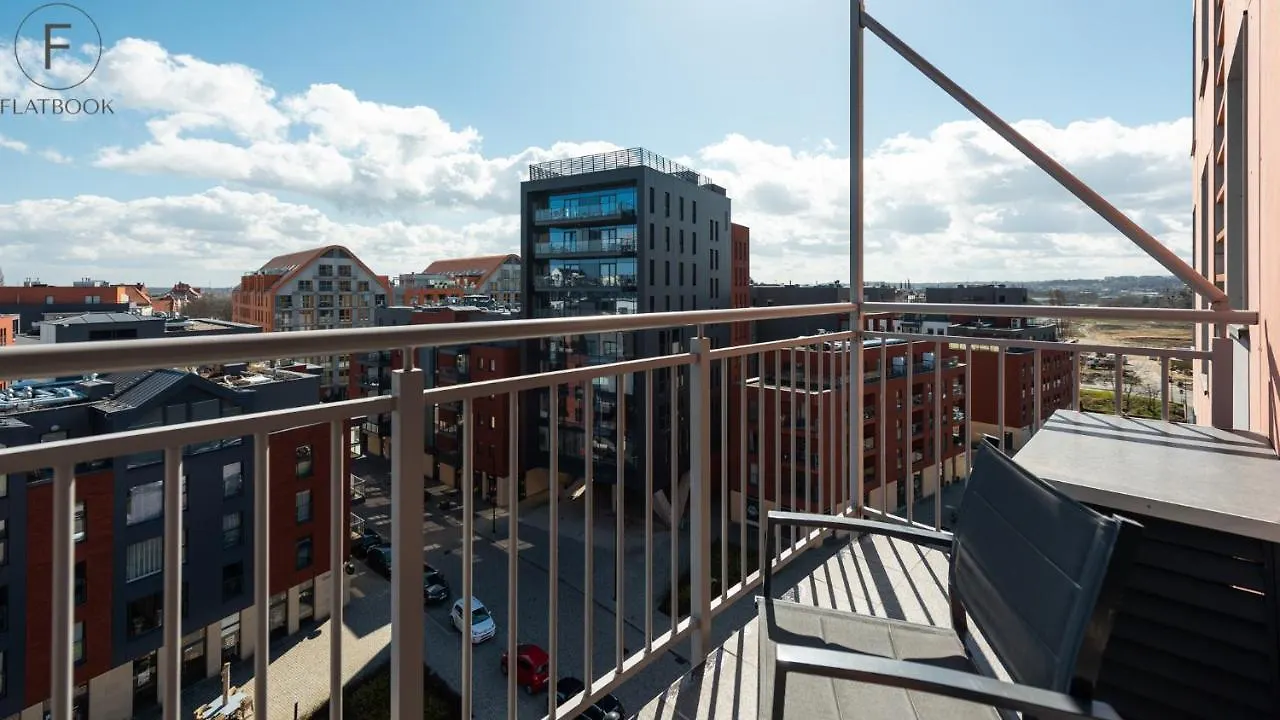 Flatbook Apartments Waterlane Island Spa With Riverview Gdansk