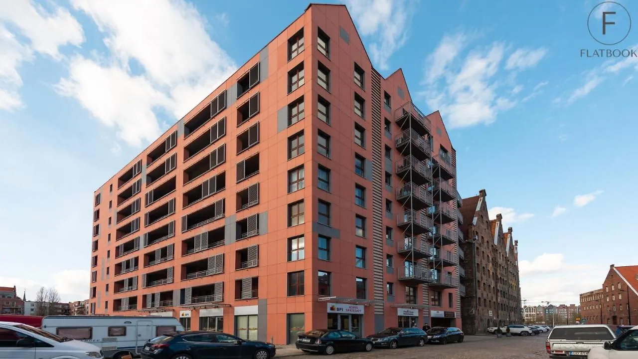 Flatbook Apartments Waterlane Island Spa With Riverview Gdansk 0*,
